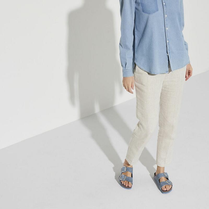 Birkenstock Big Spenne Oiled Lær Arizona Dame Blå | NO 69CTV